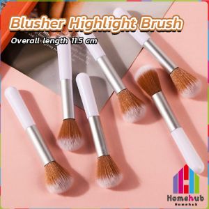Homehub Makeup Brush Blusher Highlight Brush Makeup Tool Soft Fiber Brighten Powder Brushes