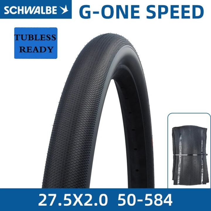 【ready】SCHWALBE G-ONE MTB Gravel Bike Tire 50-584 Tubeless Ready  Folding Tire High Anti-puncture Bicycle Tyre Cycling Parts Lazada PH
