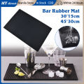 Coffee Bar Mats Rubber Bar Service Spill Mat Anti-slip Glass Drying For Restaurants Coffee Shops. 