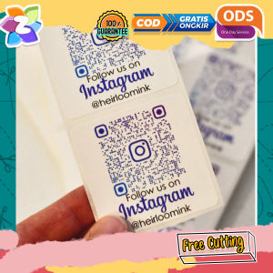 SPC 8 8-15 CETAK STIKER LABEL OLSHOP CUSTOM CHROMO KOTAK ZENNIDA STICKER KEMASAN MAKANAN MINUMAN