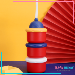 Tempat Susu Susun Bayi Kotak Travel Susu Formula Wadah Sekat Tingkat Dispenser Makanan Kontainer Susu Bubuk Anak Bayi Container