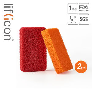 Liflicon Silicone Dishwashing Sponges -Silicone Scourers  (2 sets order)