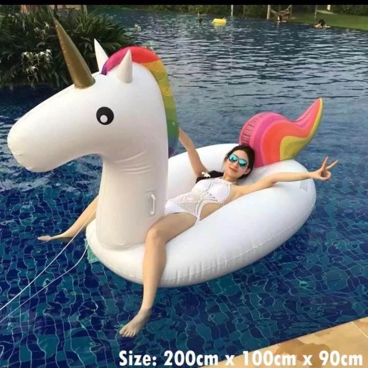 Unicorn Floater Inflatable Giant Beach Pool Floater Water Toys