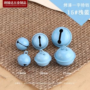 【Local Seller】10PCS Bell DIY Accessories/Candy Colour Round Bell/ Loceng Kucing 14mm /18mm/ 22mm Pet Bell Cat Dog Bell