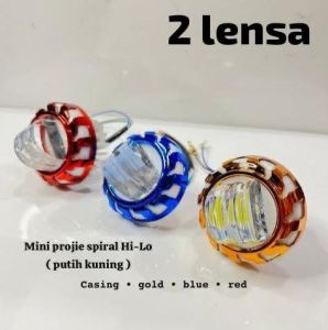 Lampu Tembak Utama DayMaker Biled projie New Plus Shroud Projie Biled Devil fog lamp 40watt Lampu tembak Projie Biled Daymaker 4.5 inch besar big motor mobil honda universal honda yamaha suzuki kawasaki