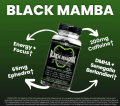 Black Mamba Fat Burner - Innovative Labs - Hyper Rush - 90 Caps. 