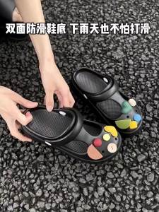 WomenS Summer Outdoor Clogs 2025 New Model Eva Non-Slip Odor-Resistant Beach Closed-Toe Half Slippers For Ladies
