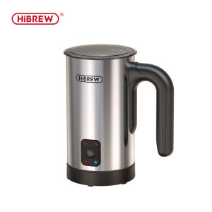 HiBREW 4 in 1 Milk Frother Frothing Foamer Fully automatic Milk Warmer Milk Steamer Cold/Hot Latte Cappuccino Chocolate powder M3A