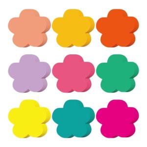 108 Pcs Flowers Cutout Paper Cutouts Butterfly Cutouts Back to School Cutout for Classroom Bulletin Board Decoration