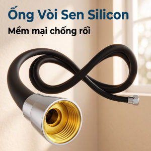 Dây Vòi Sen Tắm Bằng Silicone Lõi Đồng Thau Phi 21 Dày Dặn Chống Nổ Hoàn Hảo Chống Xoắn Rối Tăng Cường Phun Lưu Lượng Nước Lớn Cho Bát Sen Cầm Tay Vòi Xịt Vệ Sinh Toilet Gia Đình Phụ Kiện Phòng Tắm Cao Cấp Bền Bỉ An Toàn Dễ Dàng Lắp Đặt (1.5M/2M/2.5M)