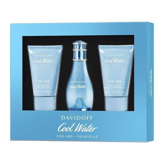 Davidoff Cool Water Women Gift Set Eau De Toilette 30ml Body