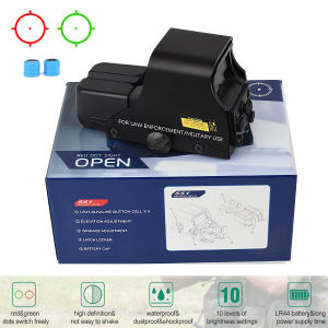 100% Original 551 553 558 Optic Scope Sight Green Red Dot Reflex Sight Tactical Optical Sight For 20mm R-ail Mount with Battery