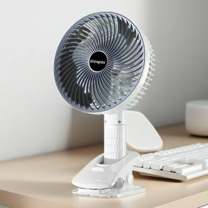 Mini Fan Rechargeable Clip Multifunctional Handheld USB Portable Electric Desk Fan Large Wind