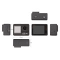 Andoer 4K60FPS ความละเอียดสูงพิเศษ WiFi กล้องแอคชั่นแคมเมราหน้าจอ Dual 170 ° มุมกว้าง30เมตรกันน้ำพร้อมรีโมทคอนโทรล1แบตเตอรี่ลิเธียมไอออนอุปกรณ์เสริมที่ติดตั้งชุดสีดำ. 