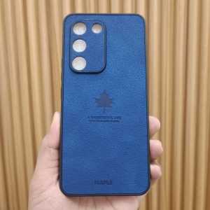 Maple Leaf Leather Case Vivo Y100 Luxury Cortex Anti-slip Advanced Phone Case - FORMASI ACC