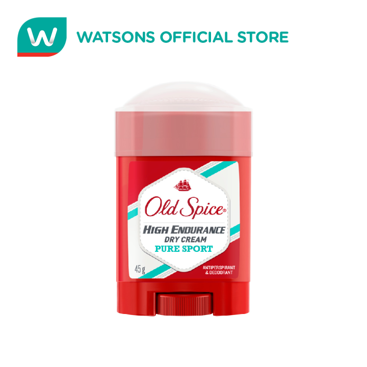 Old Spice DRY CREAM Pure Sport45g 7個セット OLD SPICE, OLD SPICE High Endurance Pure Sport 45g | Watsons Old