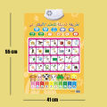 HAHA TOY Edukasi Poster Edukasi Suara Anak Belajar Bahasa Indonesia Arab Inggris Talking Poster dinding Suara. 