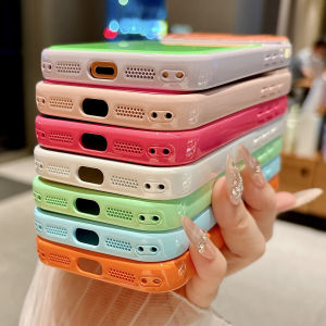 Luxury Colorful Color Collision Camera Window Acrylic Case For iPhone 18 17 16 15 14 Pro Max Shockproof Candy PC Hard Back Cover