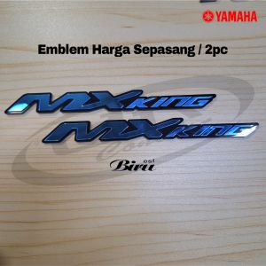 Emblem Logo Yamaha MX KING Motor 3D Akrilik Variasi Modip sepasang
