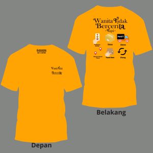 T-Shirt wanita tidak bercerita kain katun combet kaos kata kata kaos viral kaos pria distro kaos terbaru
