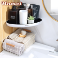 ECOCO Bathroom Accessories Bathroom Shelf Corner Bathroom Organizer Shelf Shampoo Cosmetic Storage Rack Wall Mounted Kitchen Household Items. 
