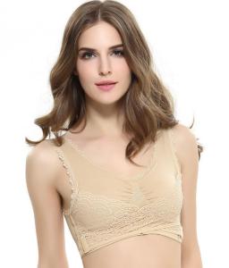 🇲🇾STOCK KL Comfort Plus Size 100% Cotton Cup BCD Seamless Women Lady Push Up Lace Sport Maternity Sleeping Genie Bra Tops