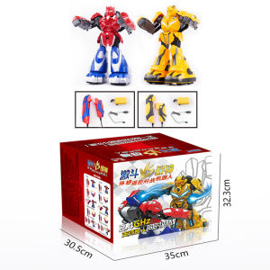 Bộ Đồ Chơi Robot Đấm Bốc Điều Khiển Từ Xa Cuộc Chiến Optimus Vs Bumblebee Tặng Kèm Pin Sạc Và Tay Cầm Điều Khiển
