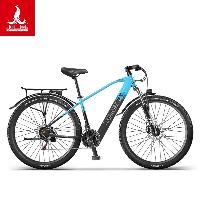 Mountain Bike Phoenix 26 Inches Lithium Electric Bicycle 21-Speed