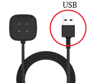 [SG] Charger Fitbit Versa 4 Fitbit Versa 3 Fitbit Sense 2 Fitbit Sense Charging Cable Dock