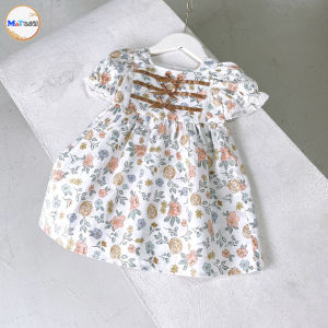 VÁY BÉ GÁI BABYDOLL HOA NHÍ NƠ NGỰC - MT2148