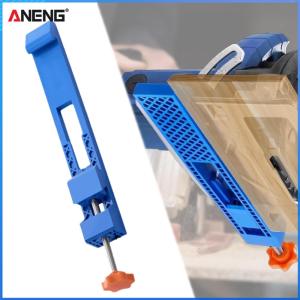 【ANENG】 Adjustable Cutting Machine Base Circular Saw Milling Positioning Clamps Guide Woodworking Tool for 4inch Dust Cutter