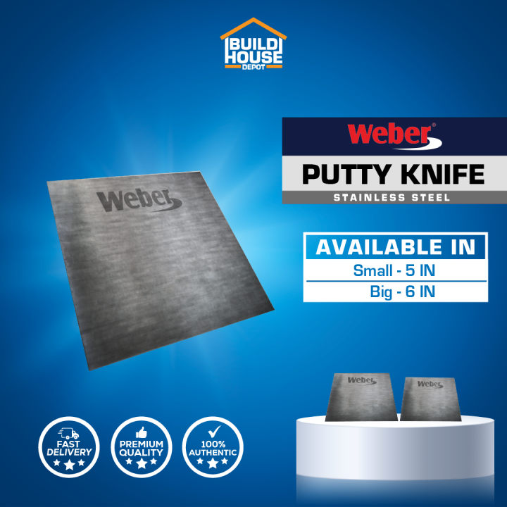 WEBER Putty Knife without Handle Paleta - For Body Filler Paint ...