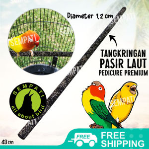 SEMPATI Tangkringan Sangkar Burung Kenari Lovebird Pasir Laut D12 Warna Merk Sempati TKRKLSJ