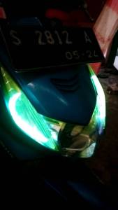 LAMPU ALIS SEMUA JENIS MOTOR VARIASI LAMPU DEPAN LED SENJA SEIN 30 CM