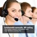 Wired Headset with Mic Noise Cancellation Headphone 3.5mm/USB 2.0 Stereo Business Headphones for Computer PC. 
