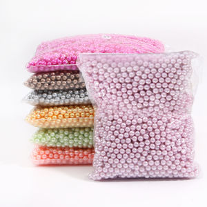 3mm No Hole ABS Imitation Pearls Round Beads DIY Bracelet Earrings Charms Necklace Beads for Jewelry Making