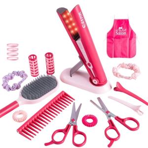 36Pcs/Set Beauty and Hair Salon Playset Roleplay Toy for Girl Enhancing Creativity and Fine Motor Skill Birthday Gift