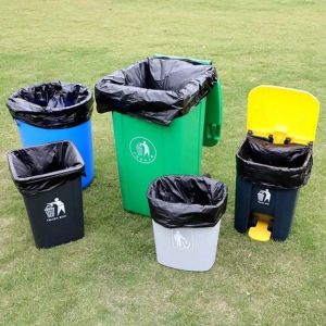 Kantong Sampah Penyimpanan Jumbo Besar - Plastik Sampah Trash Bag Hitam 60 Micron Tebal Ukuran 60x100 80x100 90x100 90x120