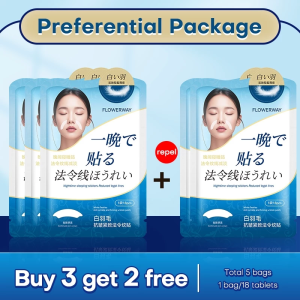 【SG SELLER】Nasolabial Folds Mask Anti Wrinkle Patch Lifting Anti aging skincare Nasolabial folds mask Remove eye wrinkles Remove frown lines 18 pcs