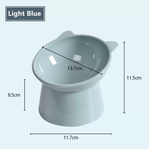 Pet Bowl Dog Cat Elevated Bowl High Foot Pet Feeding Bowl Food Water Feeder Cat Bowl Ceramic
