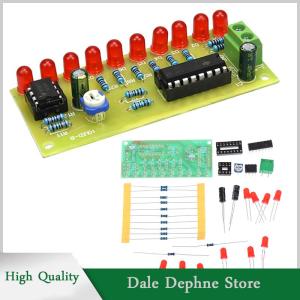 [Dale Dephne] Led Chaser chảy nước ánh sáng NE555 mô-đun + cd4017 PCB board DIY Kit