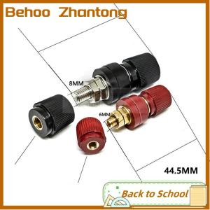 Behoo 6mm 8mm Replacement Brass Stud Premium Remote Battery Power Junction Post Connectors Terminals Kit Auto Accessories