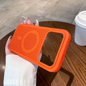 Magnetic Shell Case for Xiaomi Poco F9 F8 Ultra Pro F9U F8U 5G Phone Case Magnetic Honeycomb Shockproof Heat dissipation Breathable Cooling Back Cover for POCO F9Ultra F9Pro