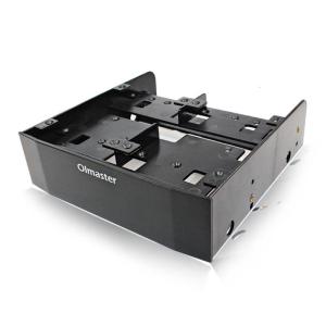 Olmaster MR-8802 HDD Conversion Rack Bracket Standard 5.25 Inch Device to 3.5In or for 6 x2.5 SSD Multi-Functional