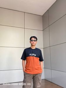 Aldira Kaos Oversize Couple Combi Pria Wanita Terbaru2023 / Kaos Couple / Baju Couple