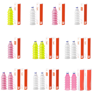 6/12pcs Nylon Shuttlecocks Outdoor Windproof Badminton Indoor And Outdoor Light Weight Training Ball Enduring and Stable