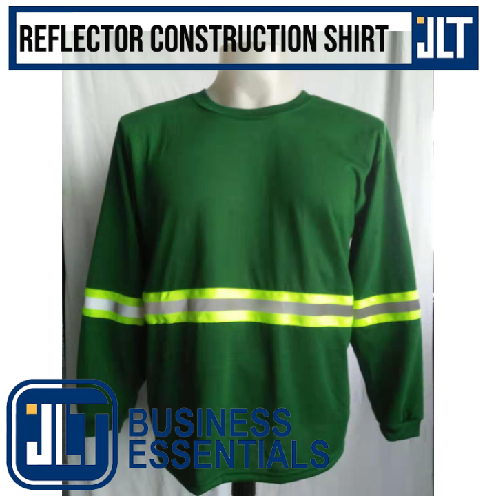 JLT Long Sleeve Construction Shirt with Reflector Strip (for Added