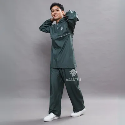ASADTSU Jas Hujan Newgen Setelan Dewasa Anti Air Bahan Impor PVC