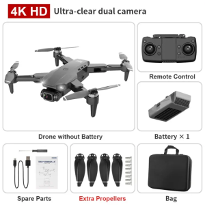 L900 Pro 4K Dual Cam GPS Drone 25Min 1.2KM 5G WiFi FPV Brushless Motor Auto Return Foldable Quadcopter for Beginners