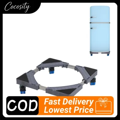 Cocosity Mini Fridge Stand Washing Machine Stand Multifunctional Movable Adjustable Appliances Base Washing Machine Stand Washing Machine Pedestal for Refrigerator Air Conditioner